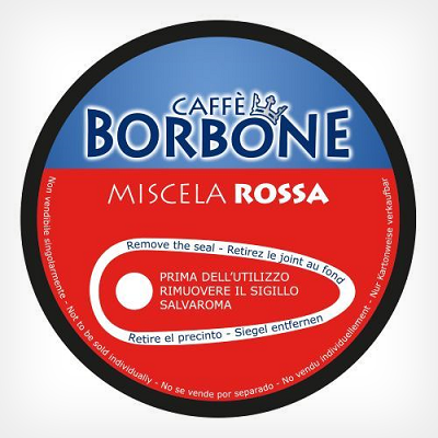Caffè capsule compatibili Nescafè Dolce Gusto Miscela Rossa 90 capsule
