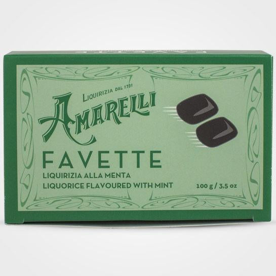 Minze Lakritz Green Favette Amarelli 100 gr