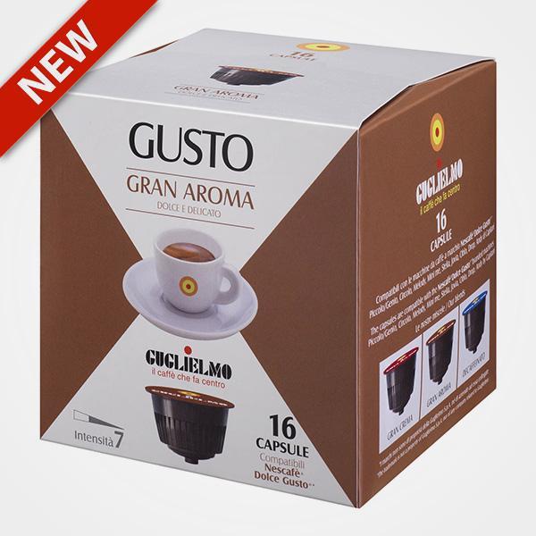 Caffé capsule compatibili Nescafé Dolce Gusto Gran Aroma 16 capsule