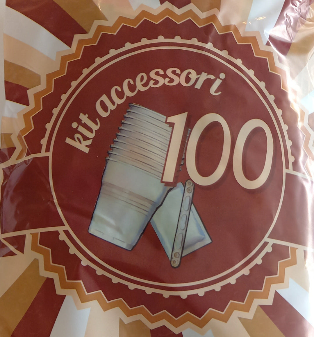 Ökologisches Einweg-Kaffeezubehörset 100-tlg