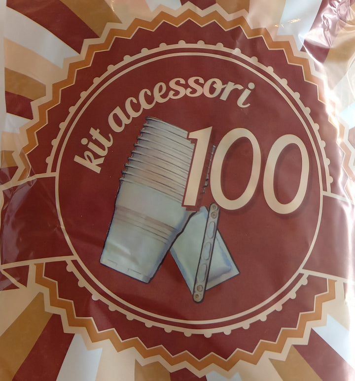 Ökologisches Einweg-Kaffeezubehörset 100-tlg