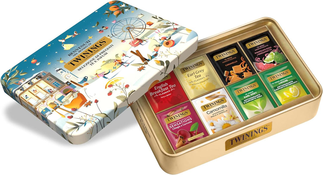 Twinings Geschenkdose mit gemischter Auswahl, 40 Filter