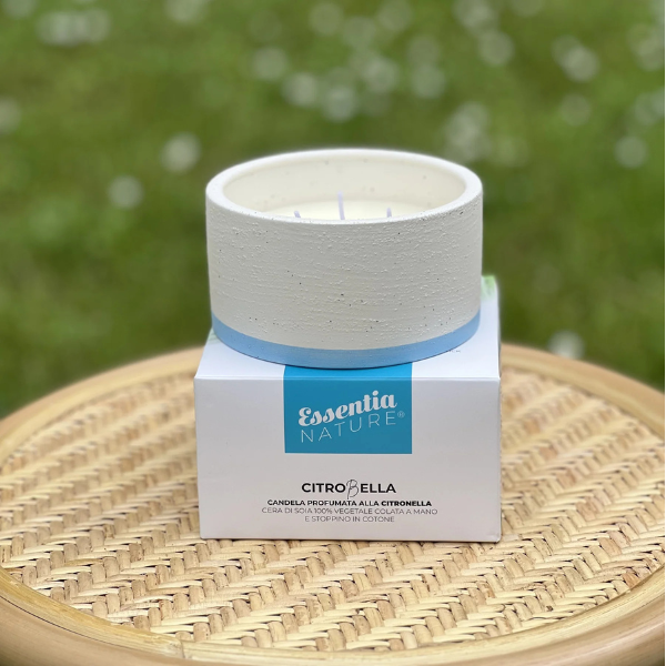 Zitronella Azzurra 265g – Citronella Duftkerze