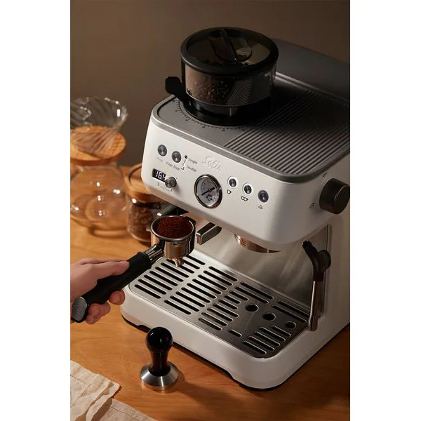 Solis Grind & Infuse Perfetta Espressomaschine – Weiß