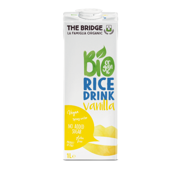 Bio-Reisgetränk mit Vanille - 1L