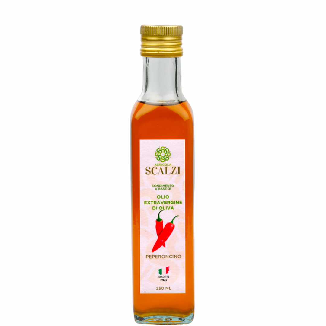 Extra natives Olivenöl aromatisiert mit Chilipfeffer, 250 ml