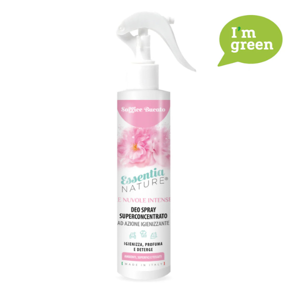 Duftendes Hygieniespray Le Nuvole di Essentia INTENSE - Weiche Wäsche 250 ml