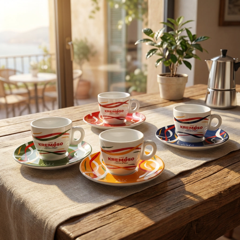 Kremoso Kaffeetassen Kollektion 2026 4tlg