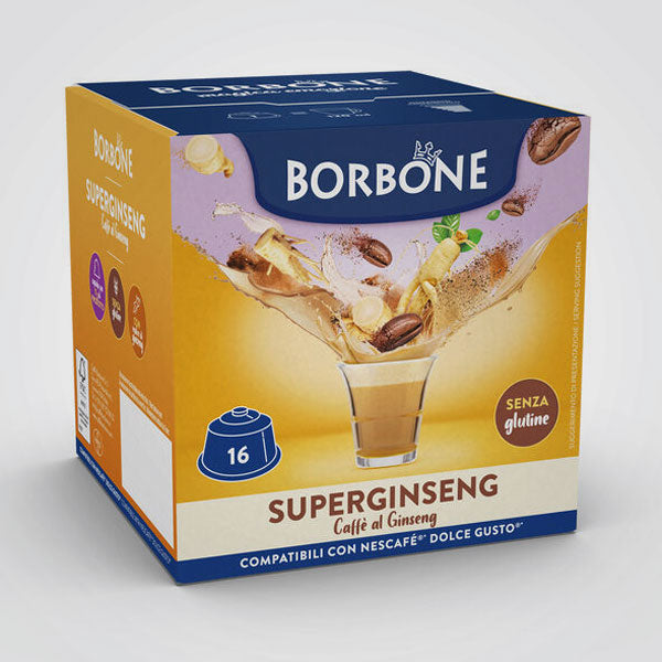 Super Ginseng Kaffee Nescafè Dolce Gusto kompatible Kapseln 16 Kapseln