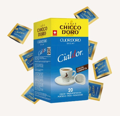 Kaffeepads Cialdor Decaffeinato 20 Portionen