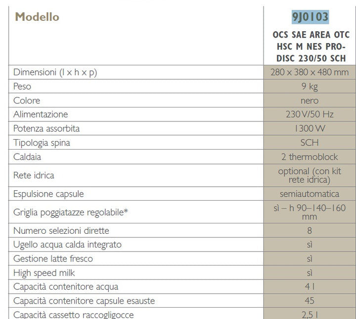 Saeco AREA OTC Nespresso Professional * LATTE-Kapselmaschine MILK