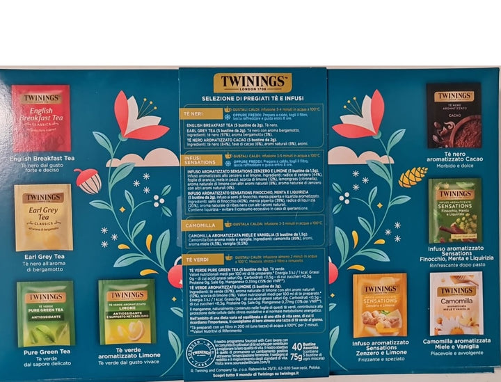 Twinings Geschenkbox Mixed Selection 40 Filter