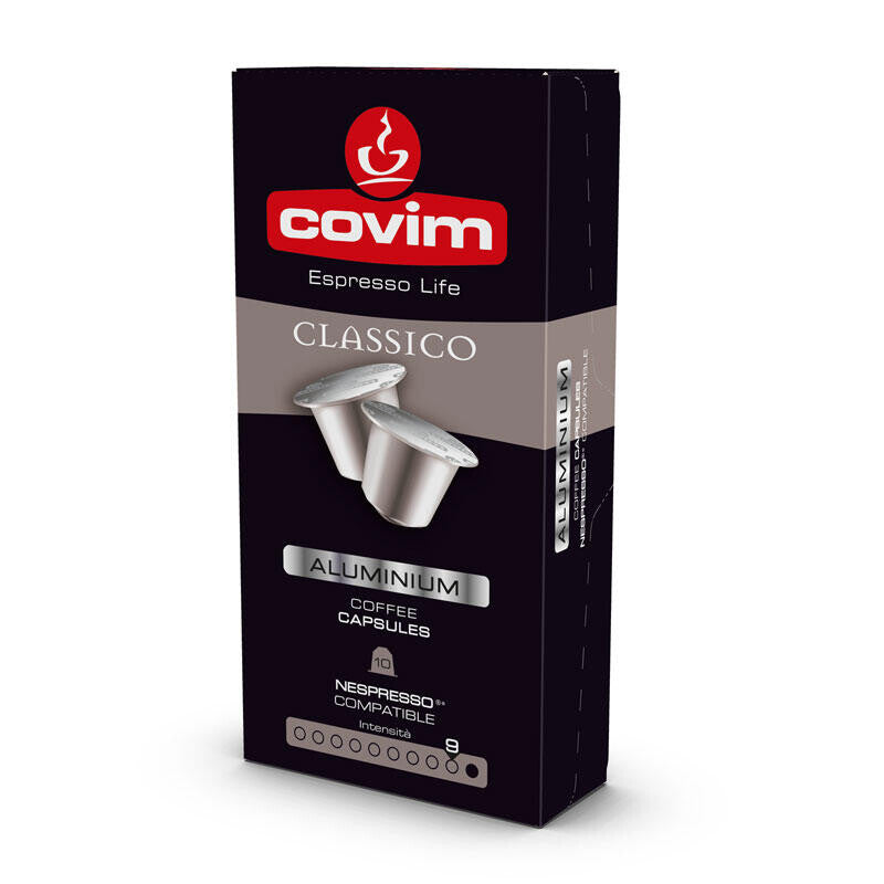 Covim Classic Aluminium-kompatibler Nespresso 100cps