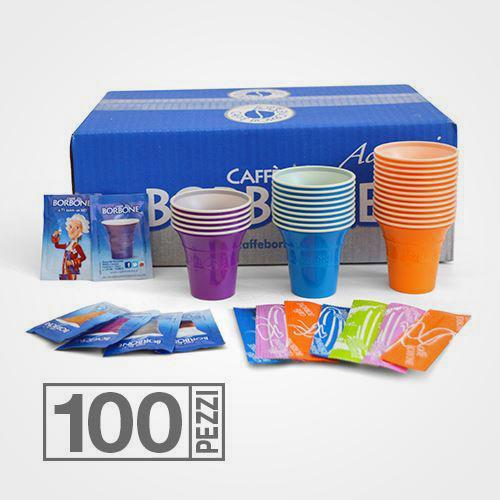 Kaffeekapseln kompatibel mit A Modo Mio Don Carlo Blue Blend 100 Kapseln