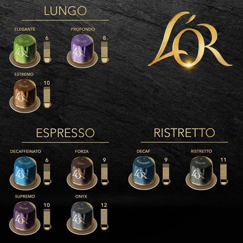 20 Capsule Caffè Estremo compatibili Nespresso - L'OR Espresso | Mokashop