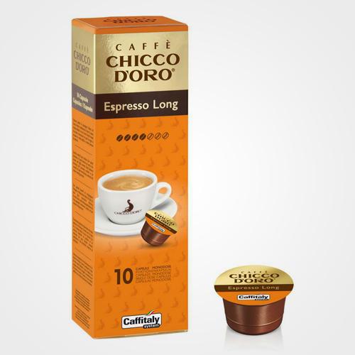 Caffitaly Espresso Lange goldene Kaffeekapseln 10 Kapseln